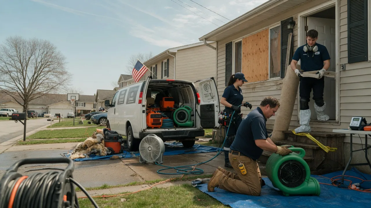 Water Damage Restoration in Montandon, PA near me